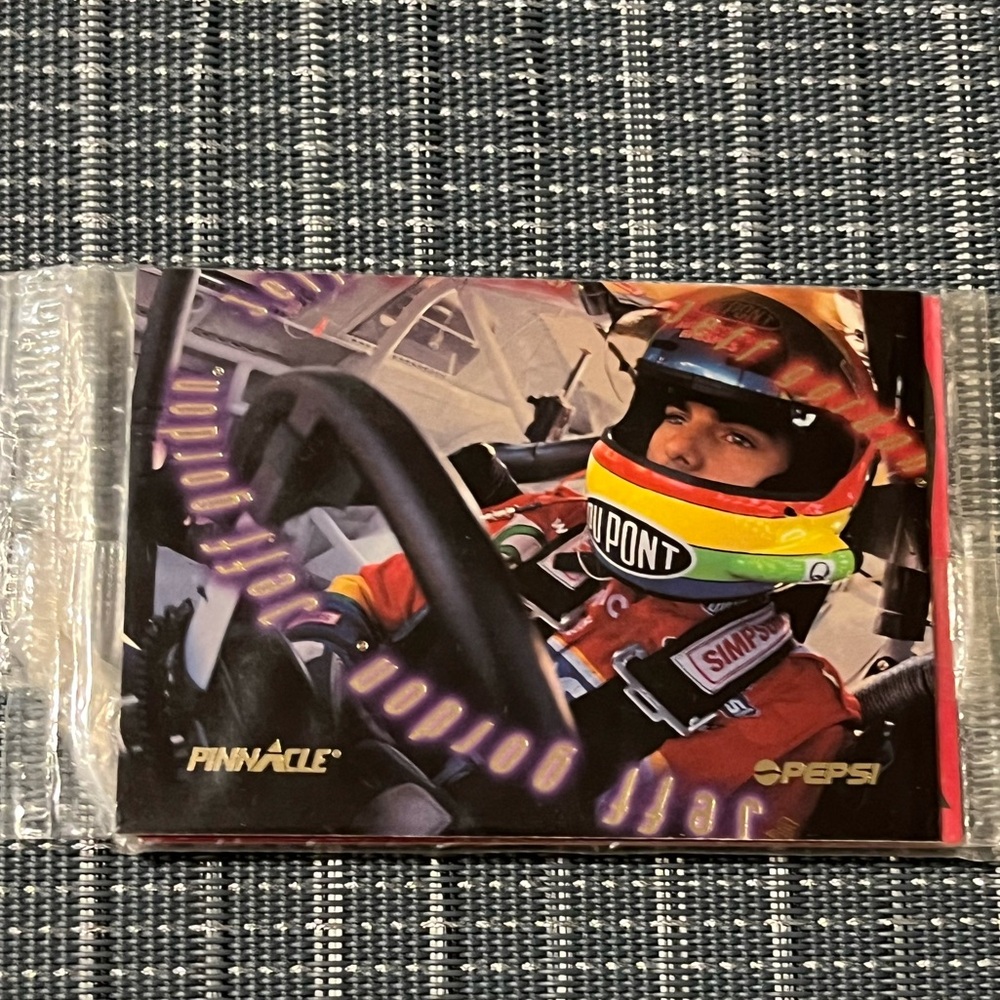 🏎️ New Jeff Gordon Unopened Small Pack of Cards (maybe came in a cereal box)